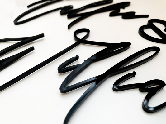 3D layered Wedding Sign, Wedding Signs Australia, Custom-made wedding decorations by Bell & Beau Design Co