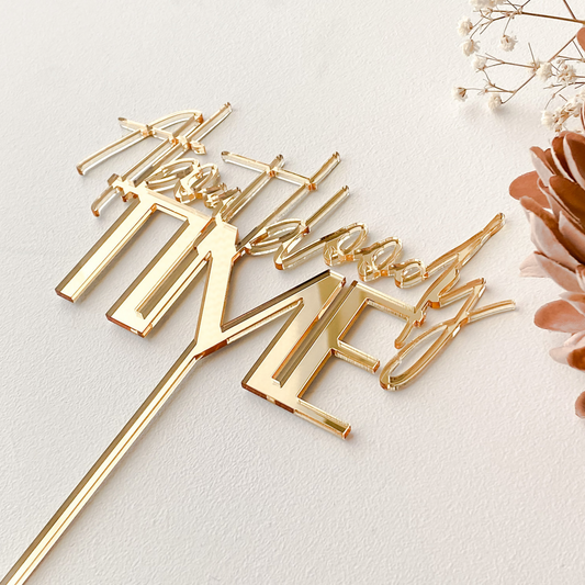 About Bloody Time Cake Topper