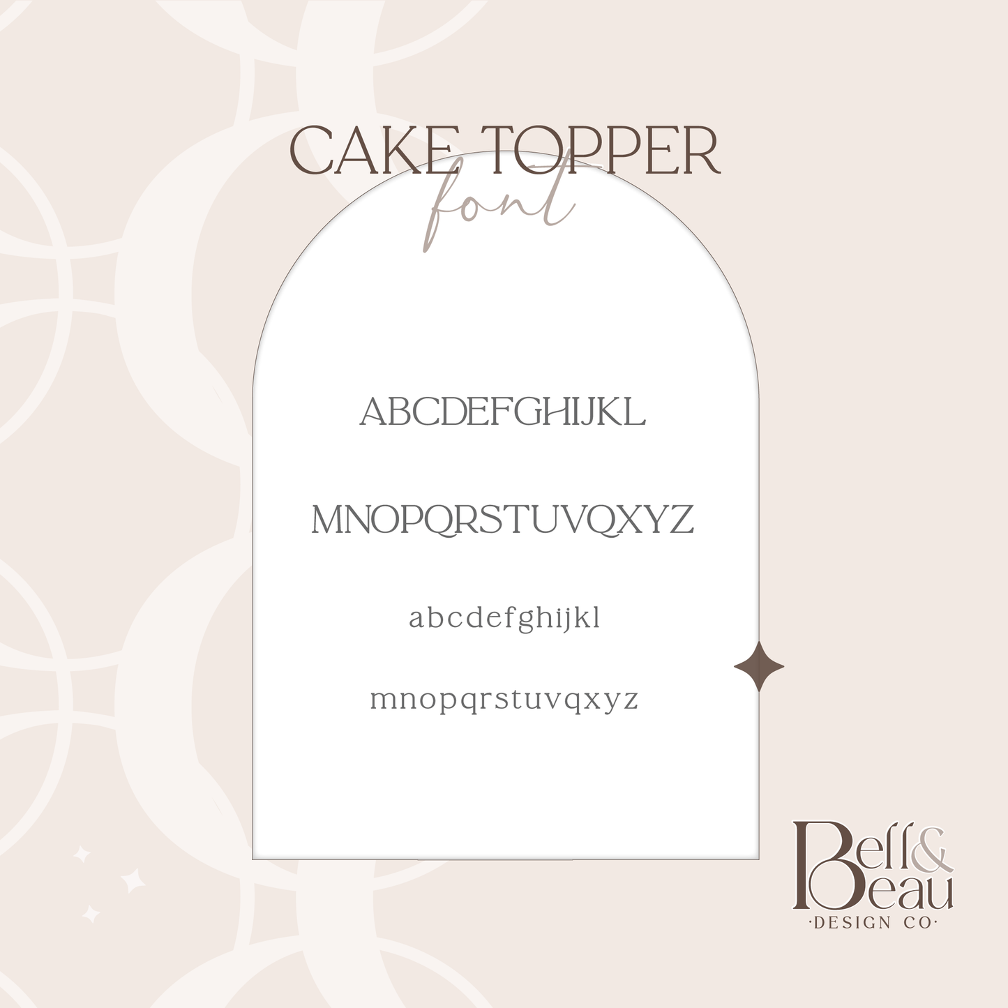 Personalised Mr & Mrs Cake Topper