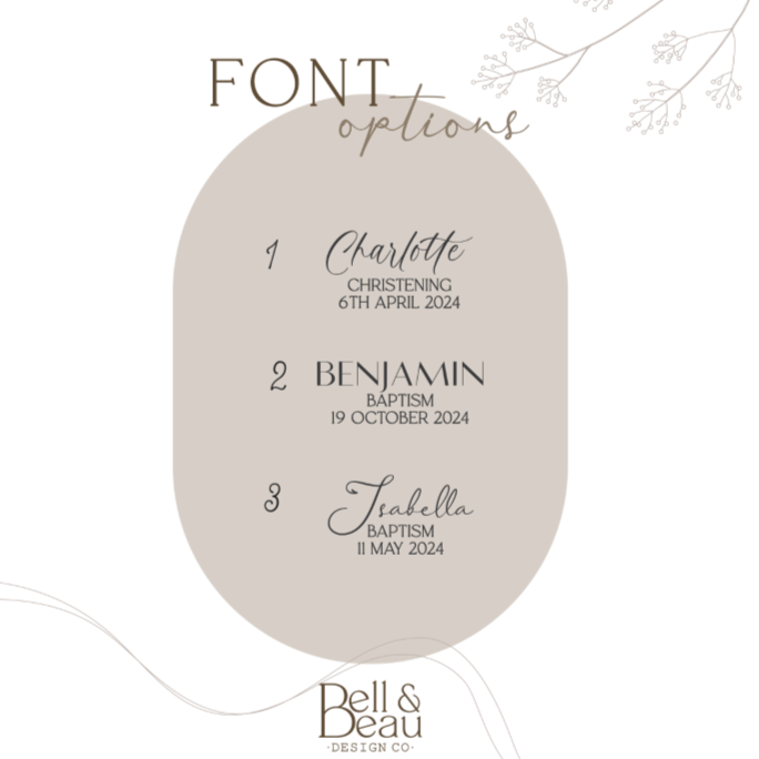 Sweet Custom Christening, Baptism or Name Day Coat Hanger