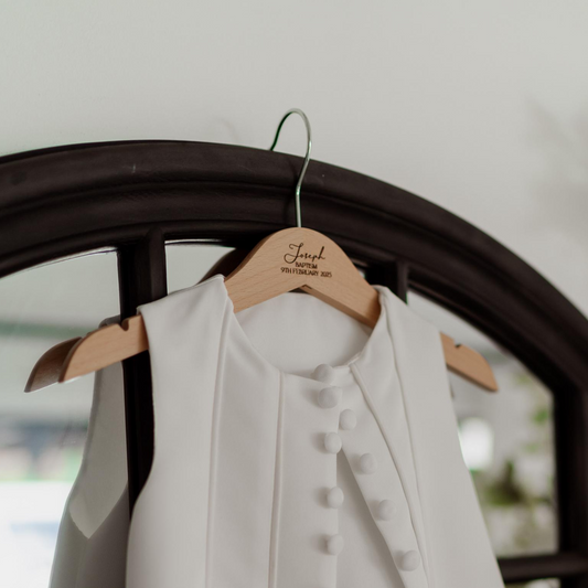 Custom Christening Coat Hanger for Children.