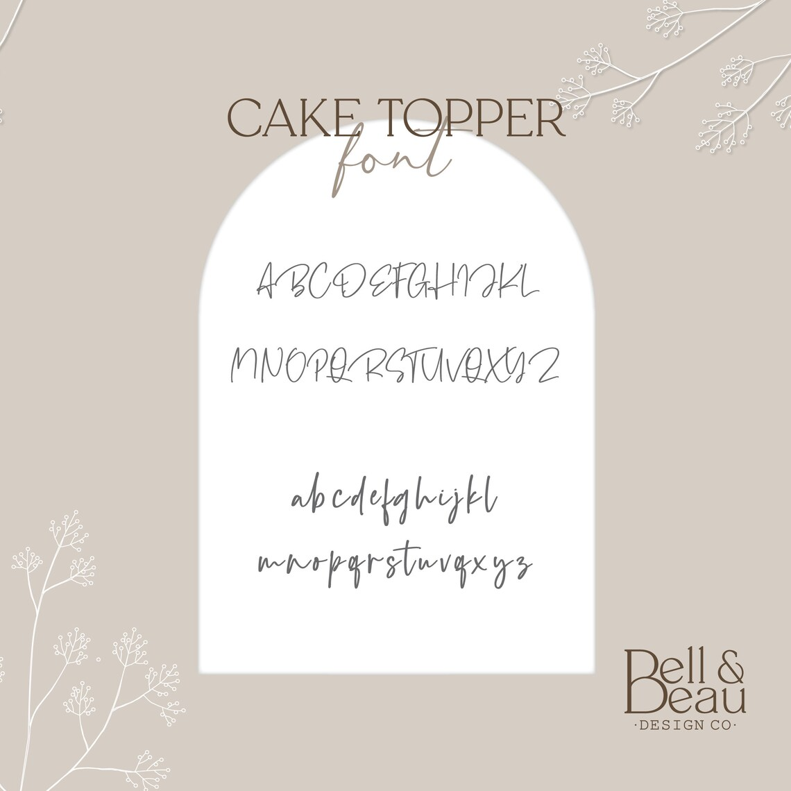 Heart Wedding Cake Topper