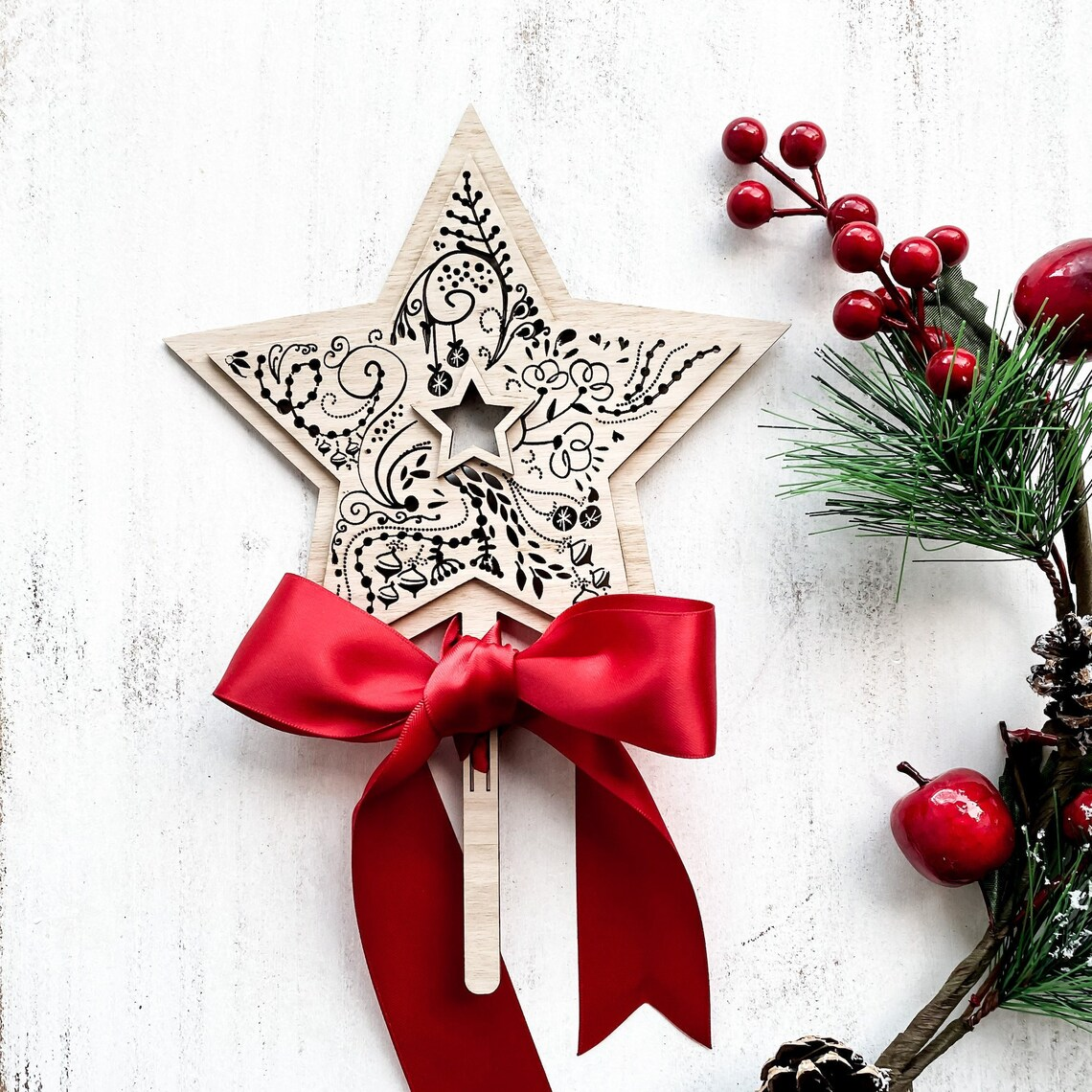 Star Christmas Tree Topper | Eco Friendly Christmas Decoration