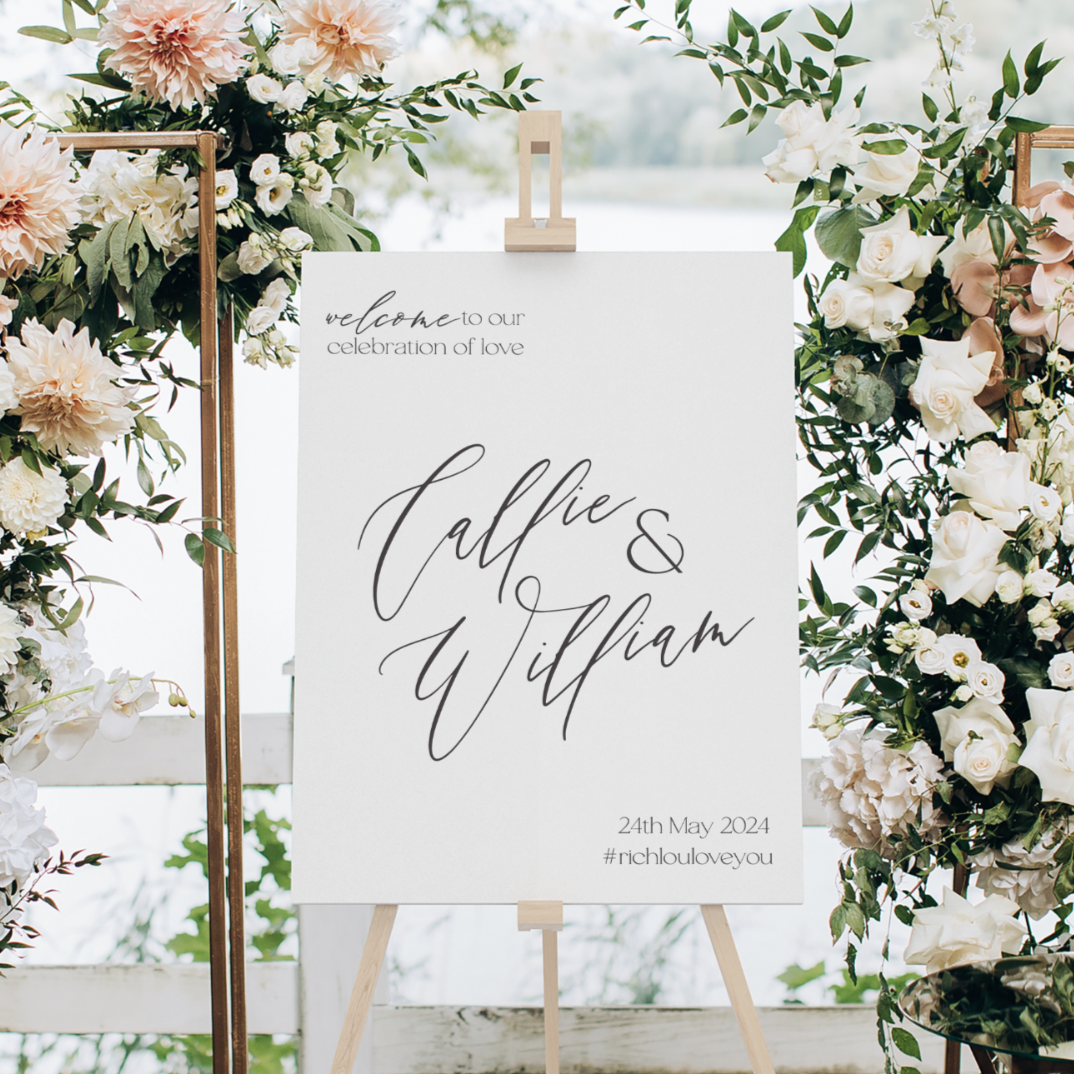 Welcome Wedding Signs