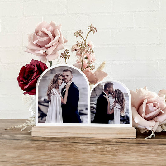 Arch Picture Frame by Bell & Beau Design Co. Perfect for wedding gifts or any special occasion. Made in Australia with a wide range of colour options.