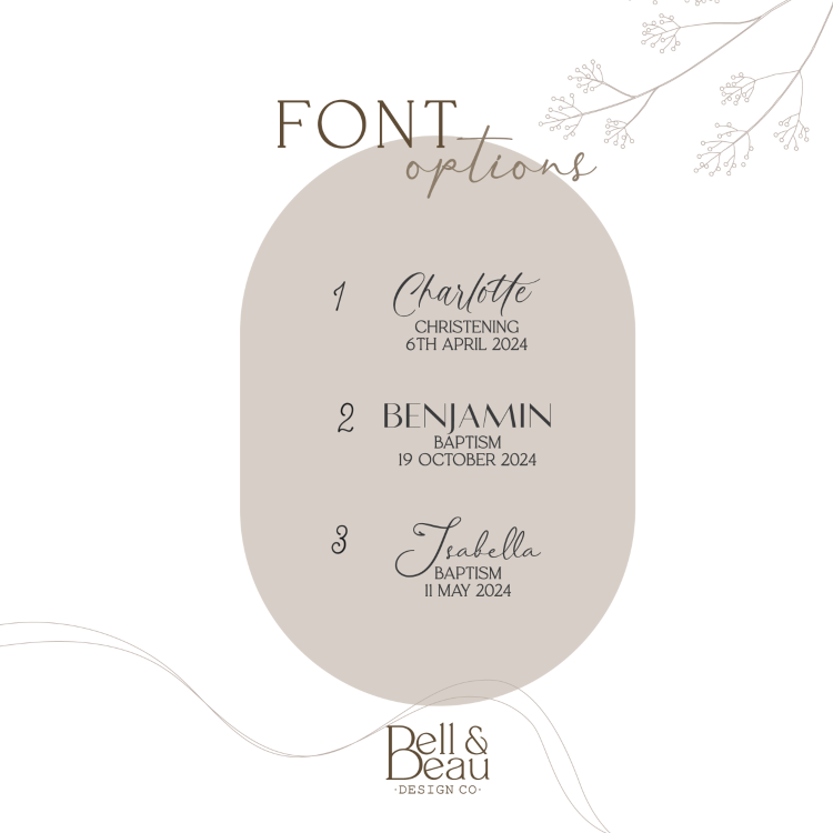 Sweet Custom Christening, Baptism or Name Day Coat Hanger