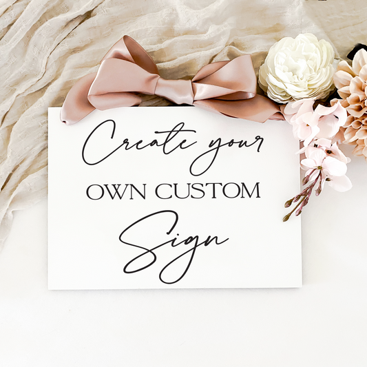 White Acrylic, Custom or personalised Wedding Child Aisle Sign, Page Boy or Ring Bearer Wedding Sign Queensland Australia.