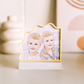 Half-wave Line Art Picture Frame, Made in Australia by Bell & Beau Design Co. The perfect best friend gift! Available in our wide range of pastel colours.