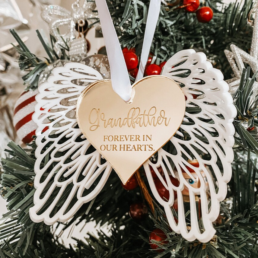 Heaven Angel Wings Bauble | Christmas Tree Gift Ornament