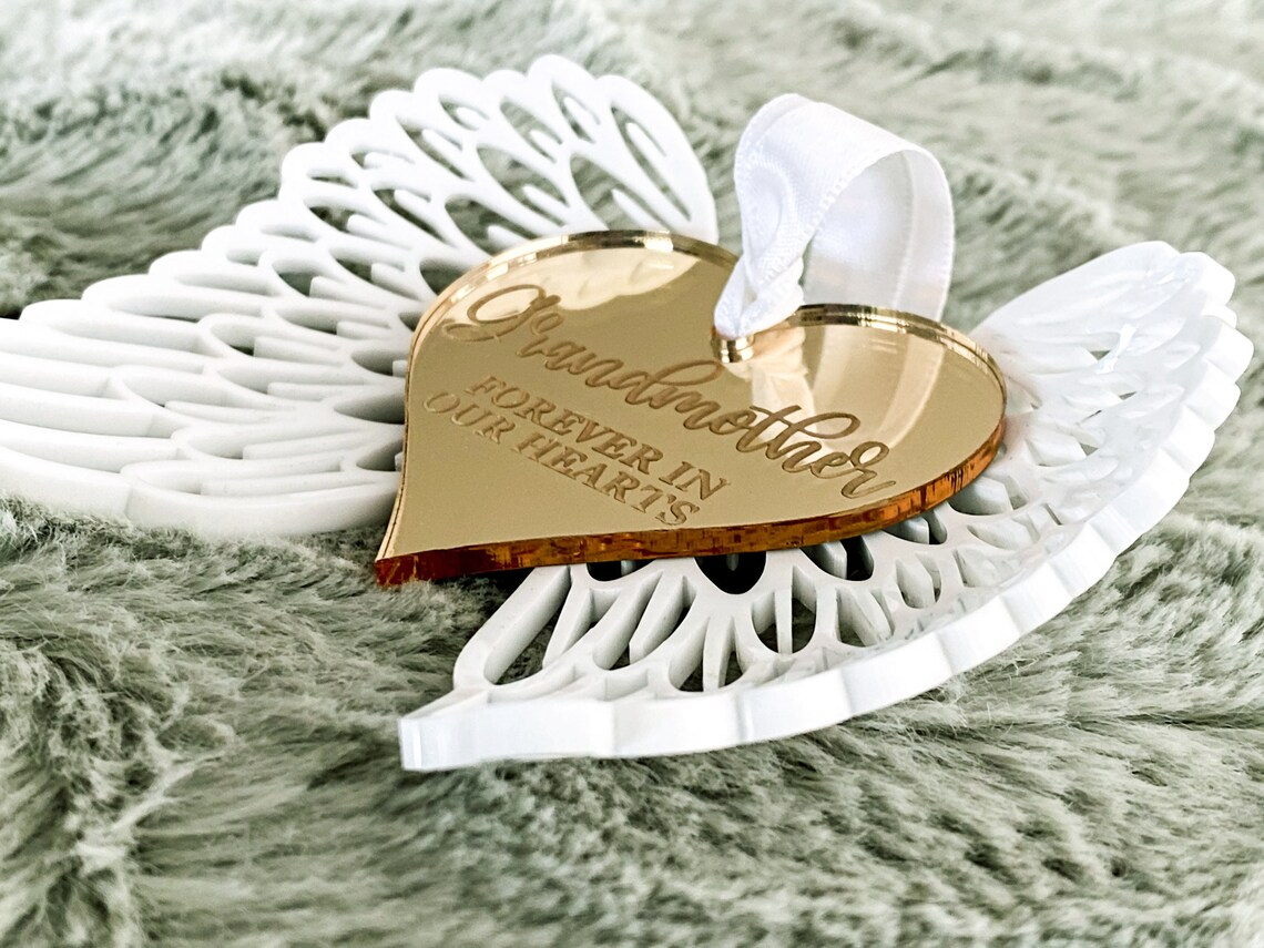 Heaven Angel Wings Bauble | Christmas Tree Gift Ornament