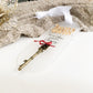 Elegant acrylic Santa’s Magic Key door tag featuring layered gold text and red ribbon key accent. An ideal keepsake Christmas gift for families and children who love Christmas Eve magic.