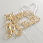 3D layered Floating Script Cake Topper