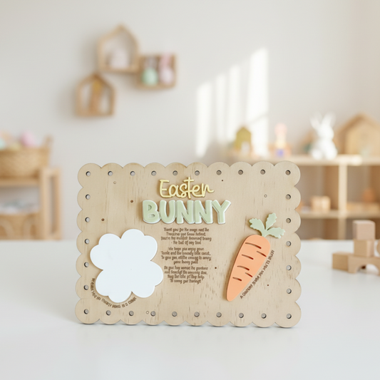 Custom Easter Bunny Treat Tray | Personalised Poem