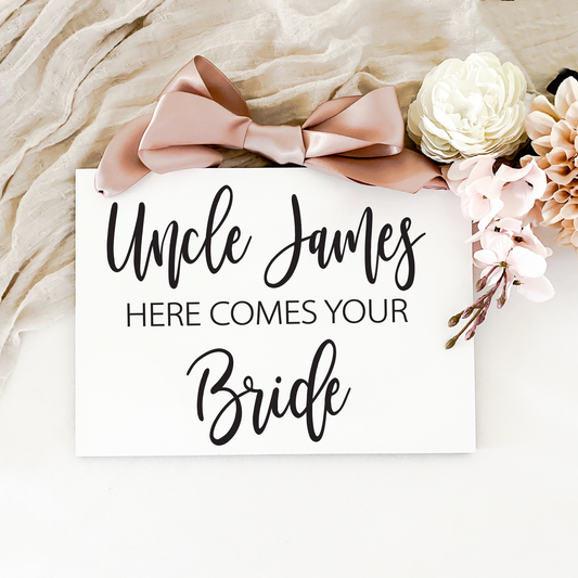 White Acrylic, Custom or personalised Wedding Sign, Modern or Rustic Flower Girl Sign, Wedding Child Aisle Sign, Page Boy or Ring Bearer Wedding Sign Queensland Australia.