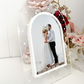 Crystal Look Heart Picture Frame