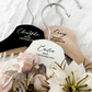Elegant personalised wooden coat hanger engraved with custom names and dates, perfect as a keepsake for weddings, brides, bridesmaids, grooms, or wedding favours. Crafted from durable wood with a smooth finish, this hanger makes a thoughtful personalised gift for bridal parties or special events. Ideal for displaying dresses, gowns, or suits on your wedding day while creating a treasured memento.