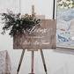 Rustic Wood Welcome Sign by BELL & BEAU DESIGN CO, Welcome Signage Queensland Australia. Customisable fonts and with a wide range of colour options.