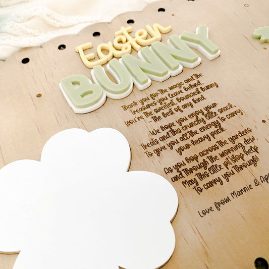 Personalised easter treat tray