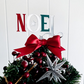 Unique NOEL Christmas Tree Topper |  Festive Star Alternative