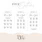 Kiss Wedding Seating Sign | 3D layered Acrylic